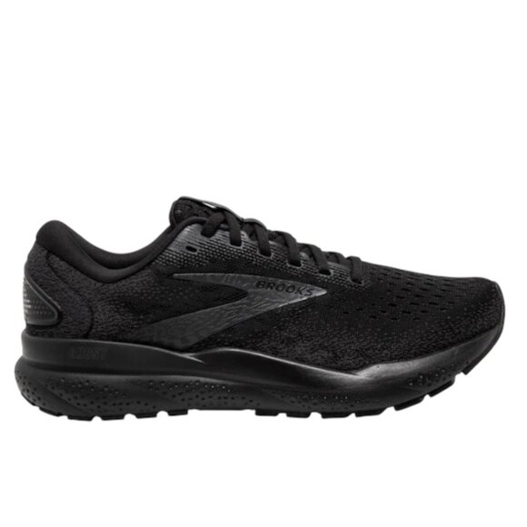 Brooks Ghost 16 Black Ebony Mens Running Shoes Medium/Wide 110418 1D 020 NEW - Picture 2 of 8
